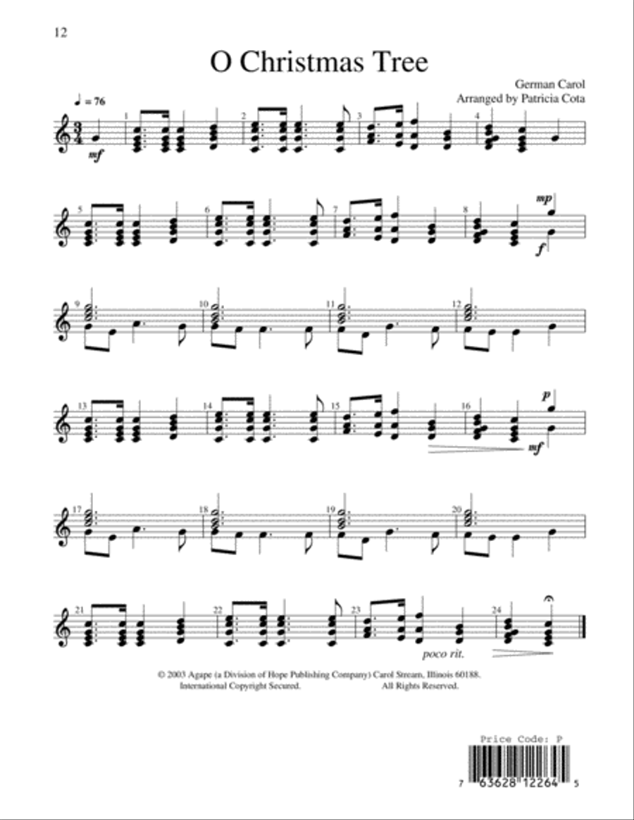 The Twelve Bells of Christmas Handbell Choir scores gallery preview page 9