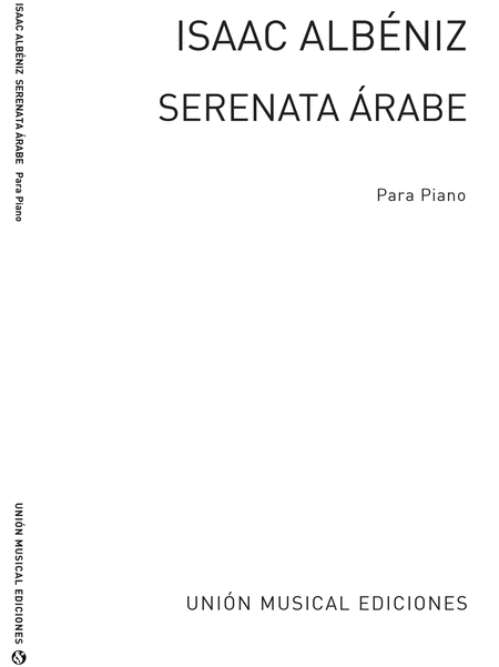 Serenata Arabe For Piano