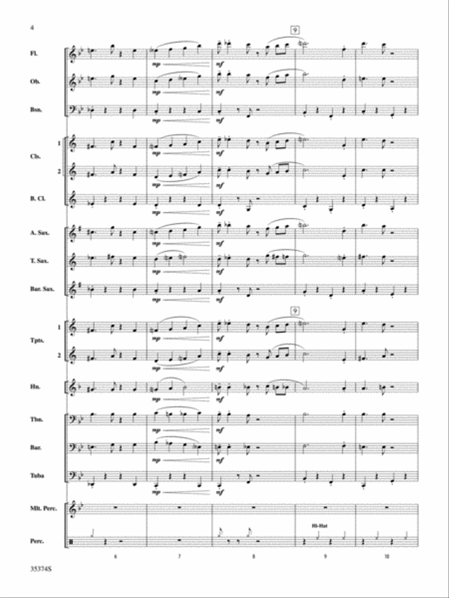 At the Ragtime Ball At the Ragtime Ball Concert Band scores gallery preview page 3