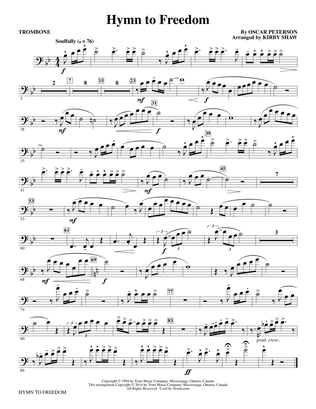 Hymn to Freedom (arr. Kirby Shaw) - Trombone