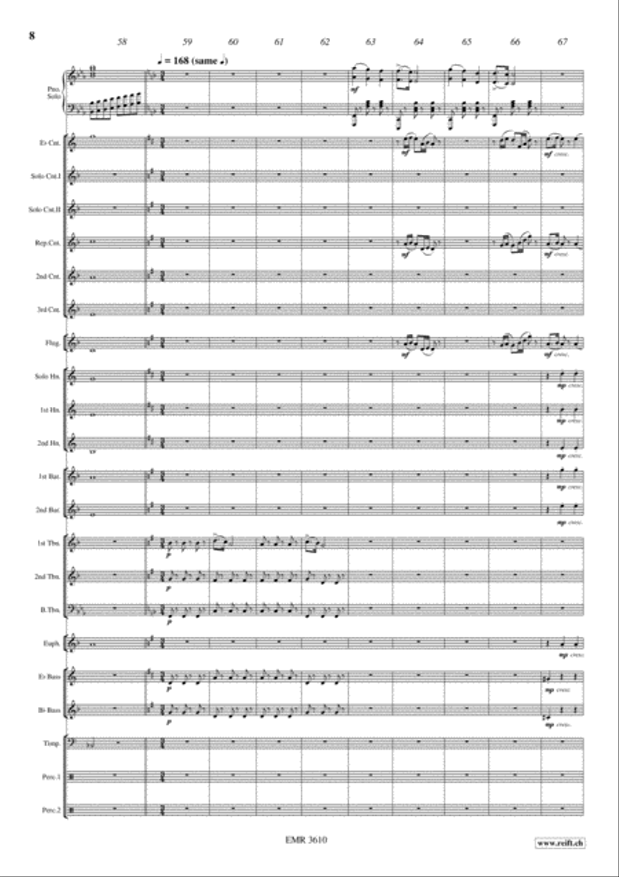 Concerto Fantastico Brass Band scores gallery preview page 9
