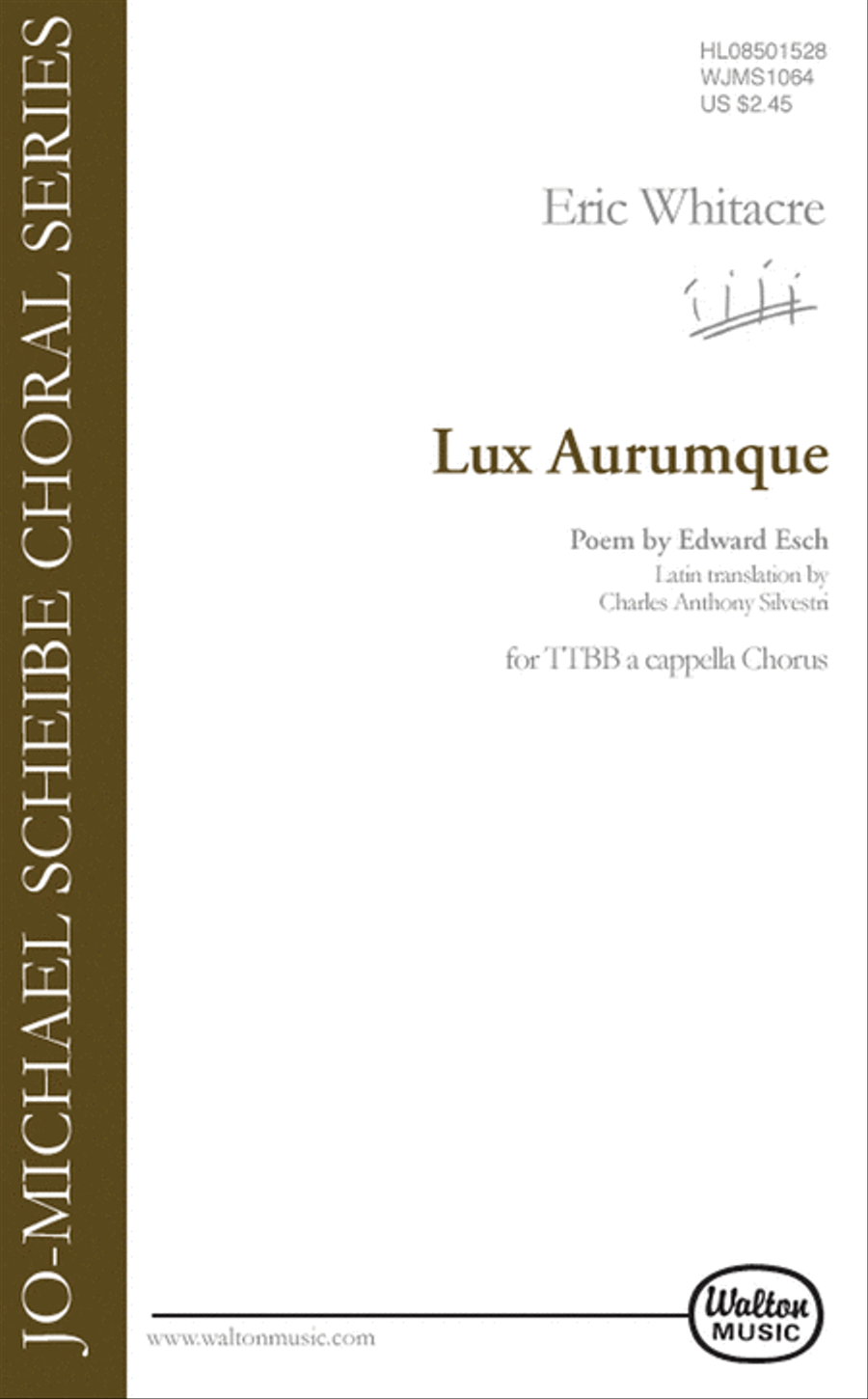 Lux Aurumque (TTBB) TTBB scores gallery preview page 1