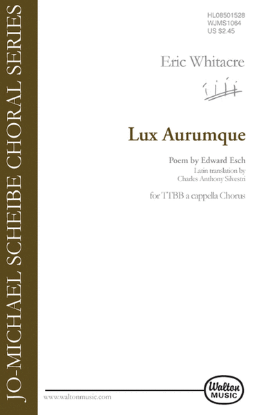 Lux Aurumque (TTBB) image number null