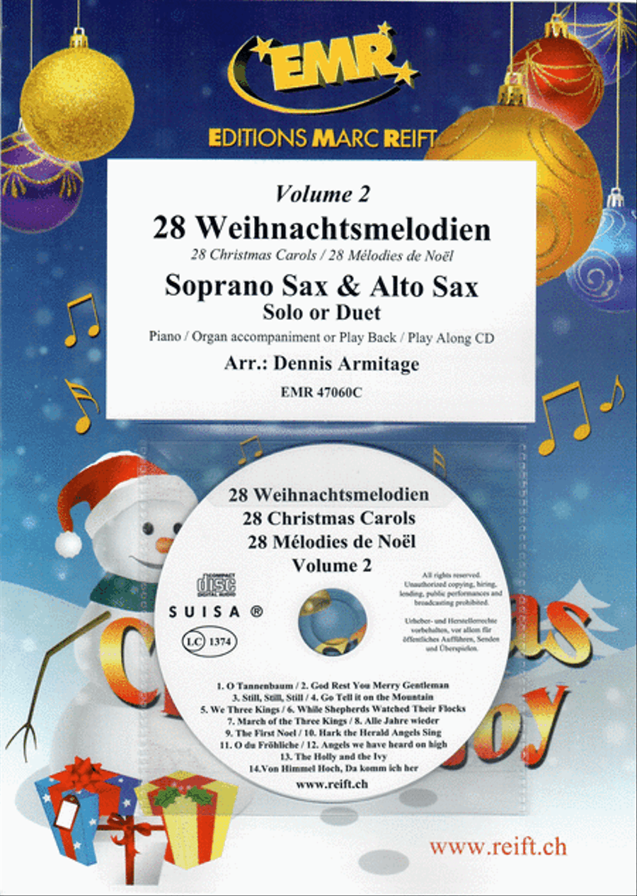 28 Weihnachtsmelodien Vol. 2 Woodwind Duet scores gallery preview page 1