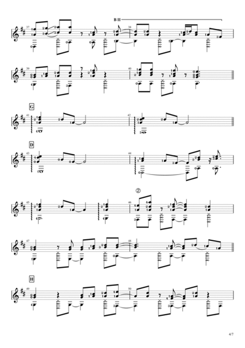(I'm) Here For You (Solo Guitar Score) image number null