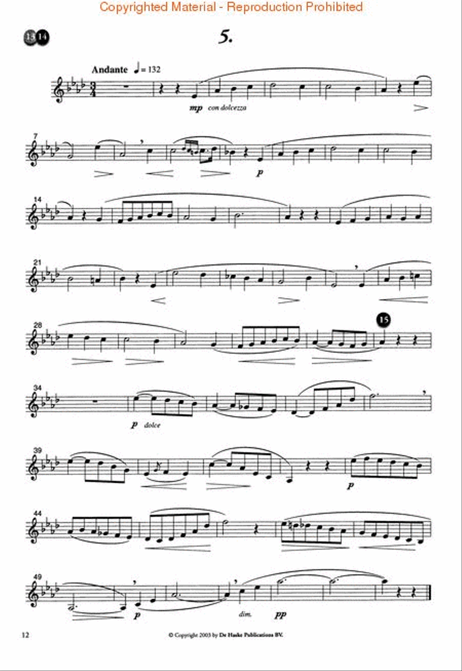 Bel Canto for Brass Trumpet scores gallery preview page 3