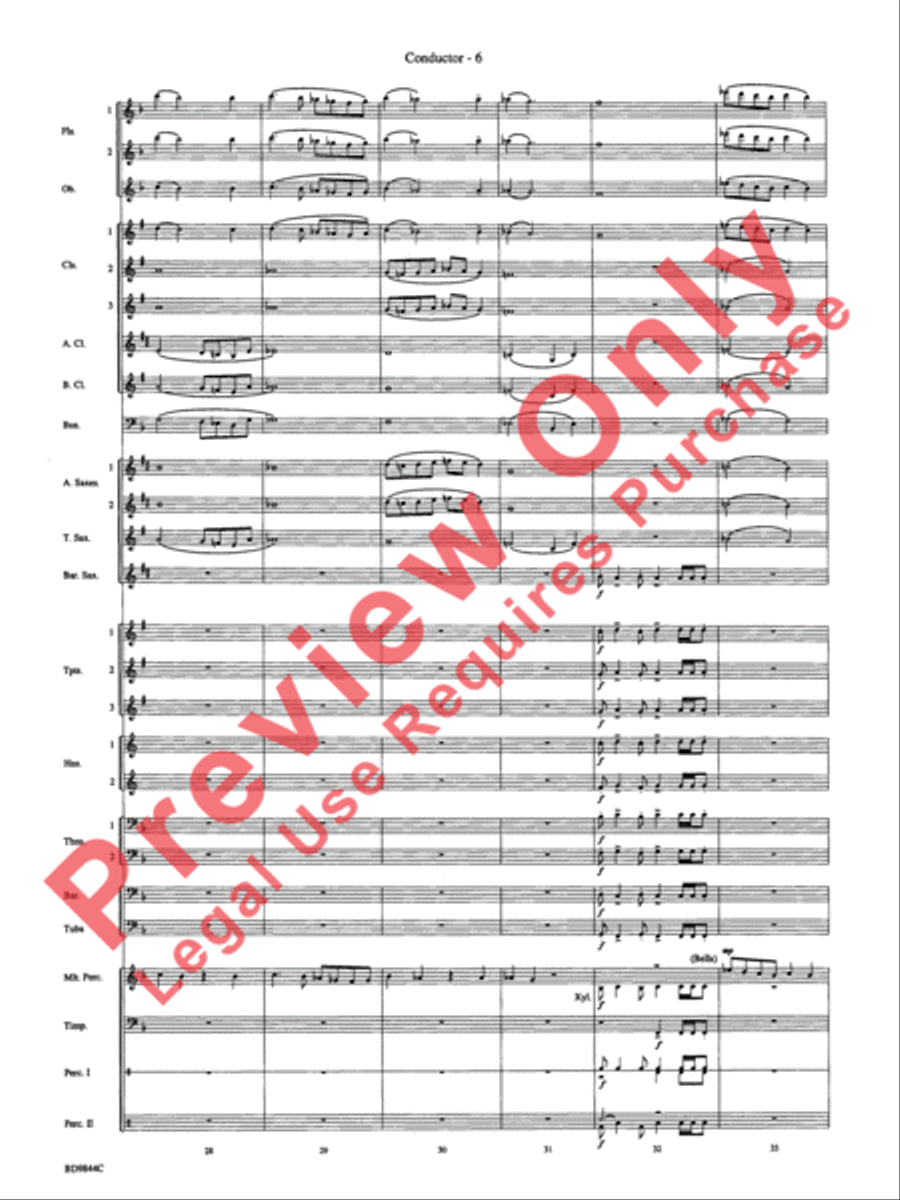 Alliance Alliance Concert Band scores gallery preview page 9
