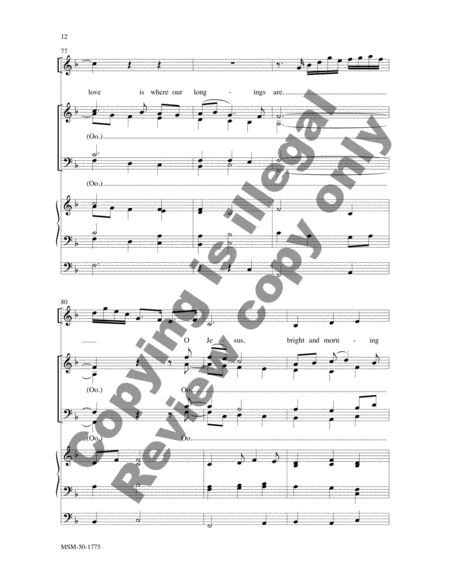 Lord Our God (Herre Gud) (Choral Score) image number null