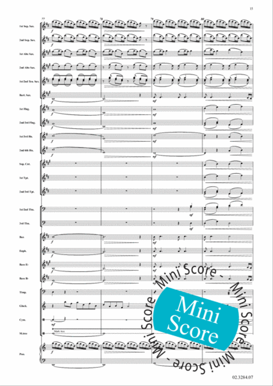 It's a Wonderful Christmas Fanfare Band scores gallery preview page 21