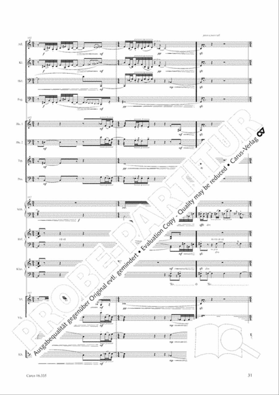 Esquisse: le froid Orchestra scores gallery preview page 32
