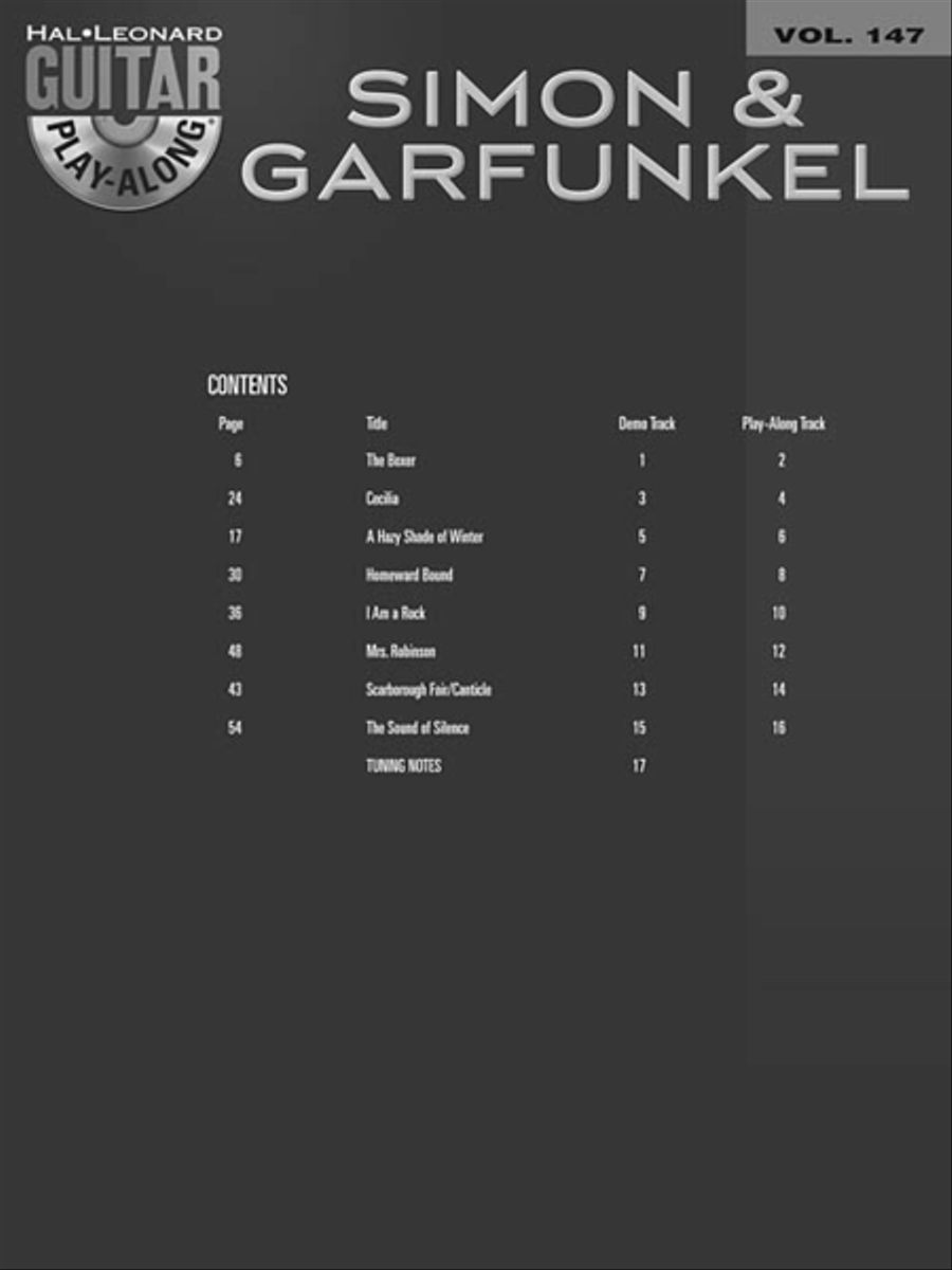 Simon & Garfunkel Simon & Garfunkel Acoustic Guitar scores gallery preview page 3