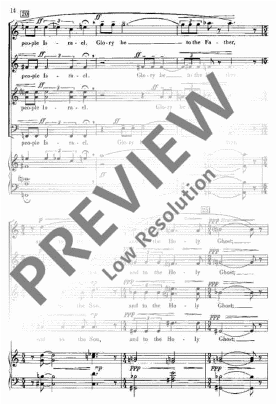 Magnificat and Nunc Dimittis Mixed Choir scores gallery preview page 17