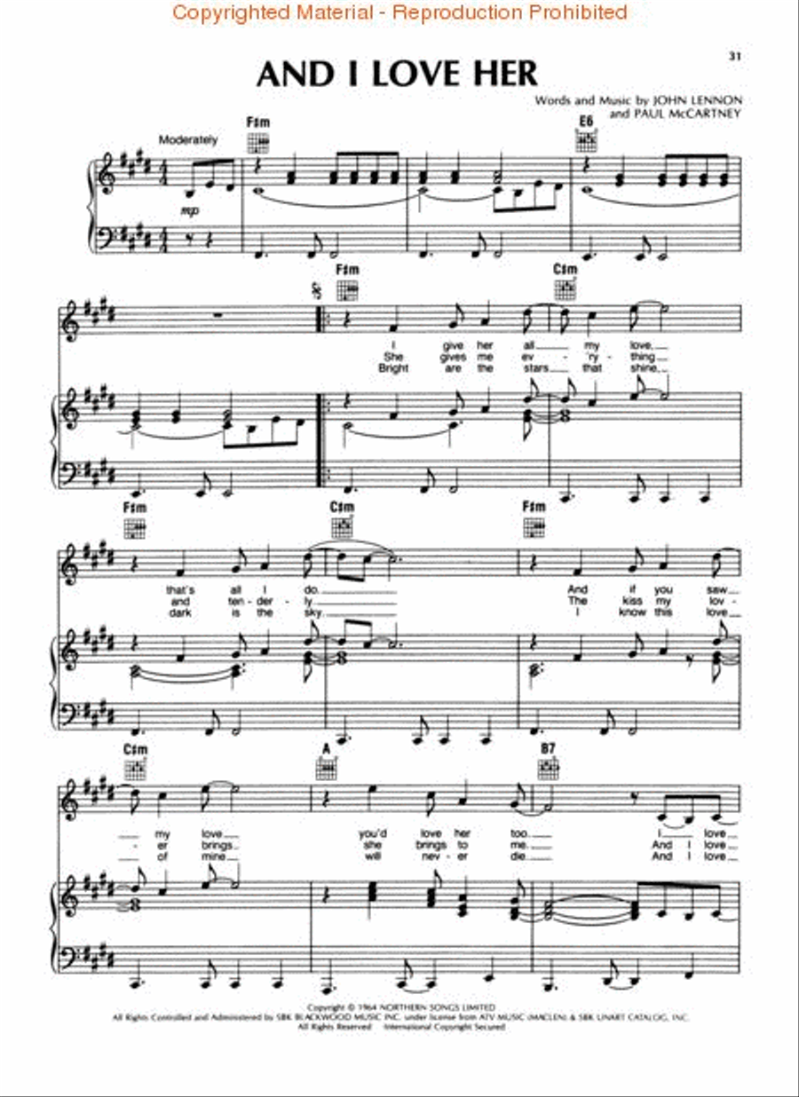The Complete Beatles Gift Pack Piano, Vocal, Guitar scores gallery preview page 5