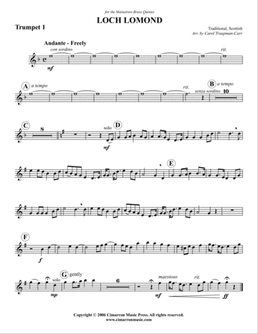 Loch Lomond Brass Quintet scores gallery preview page 4