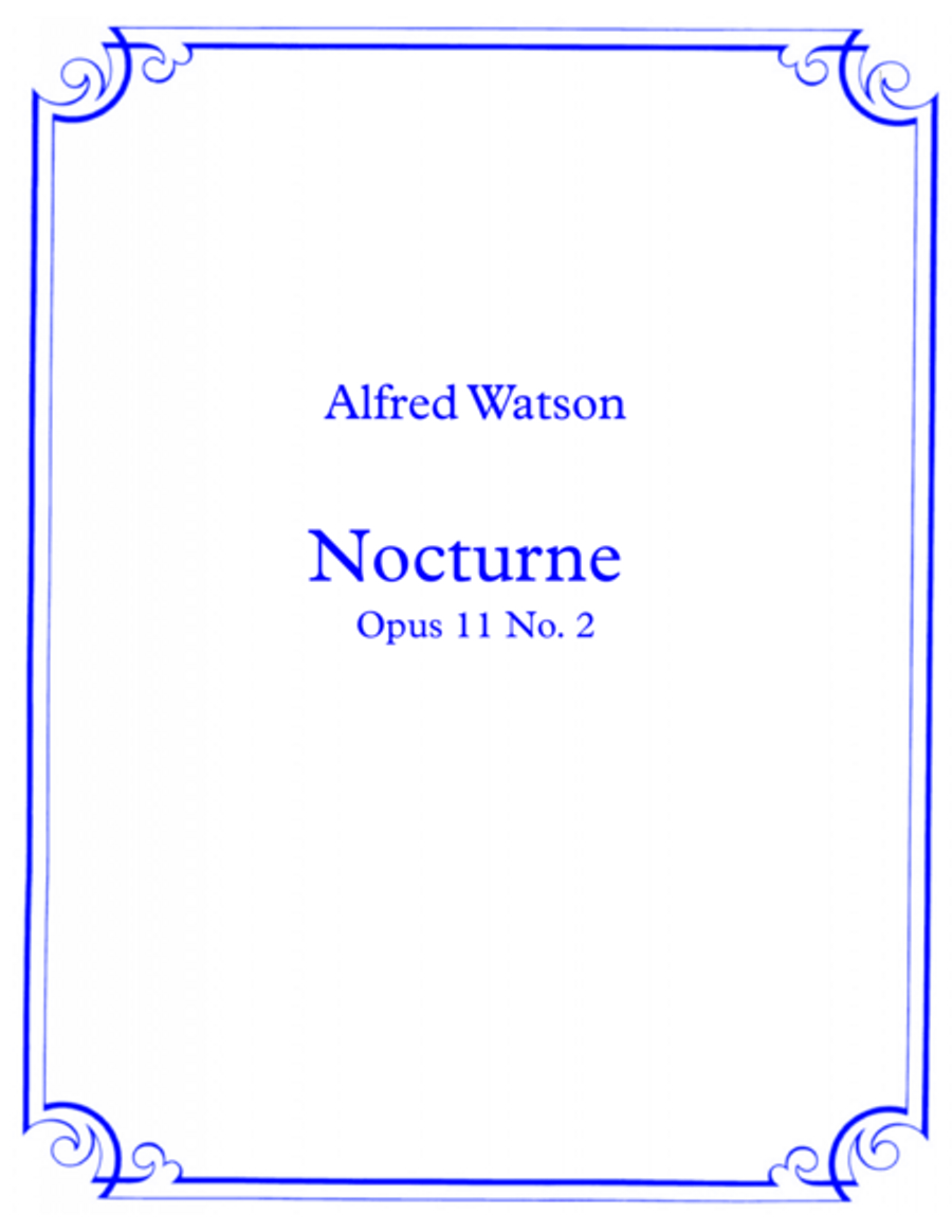 Nocturne Opus 11 No. 2 Nocturne Opus 11 No. 2 Piano Solo scores gallery preview page 1