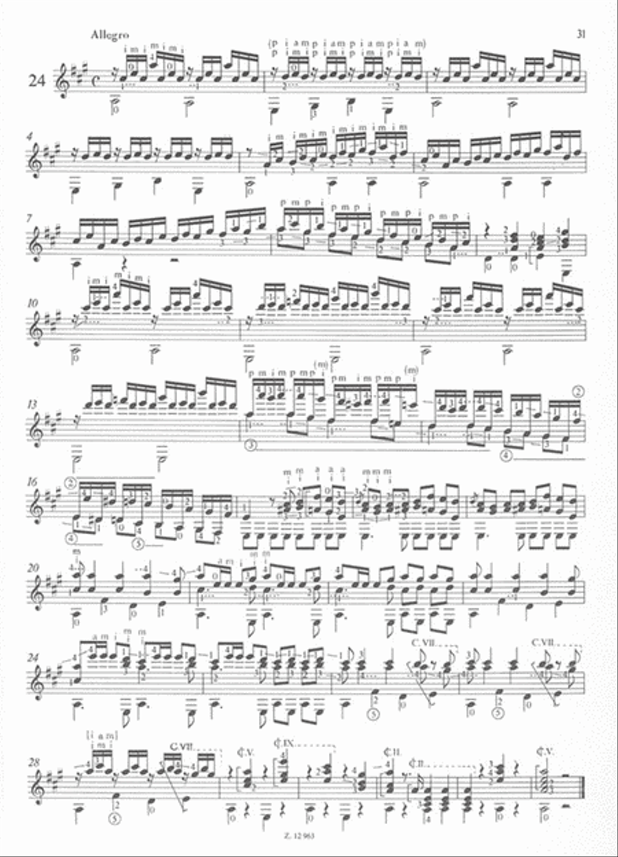 24 Etüden op. 48 24 Etüden op. 48 Classical Guitar scores gallery preview page 4
