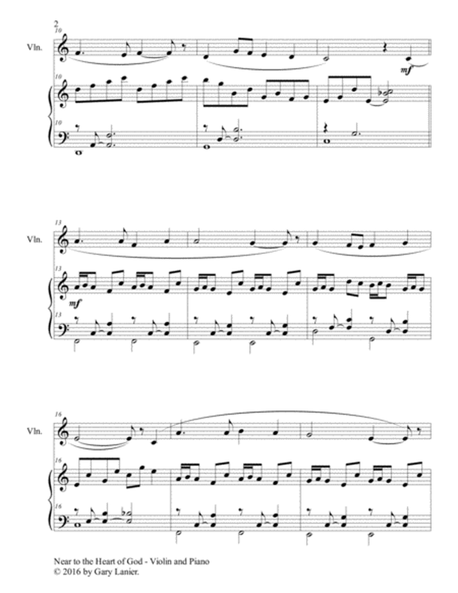3 HYMNS OF PEACE AND COMFORT (for Violin with Piano - Instrument Part included) image number null