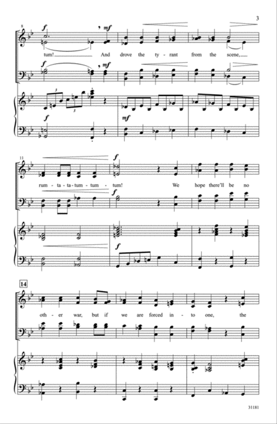 <br>Sheet music extract