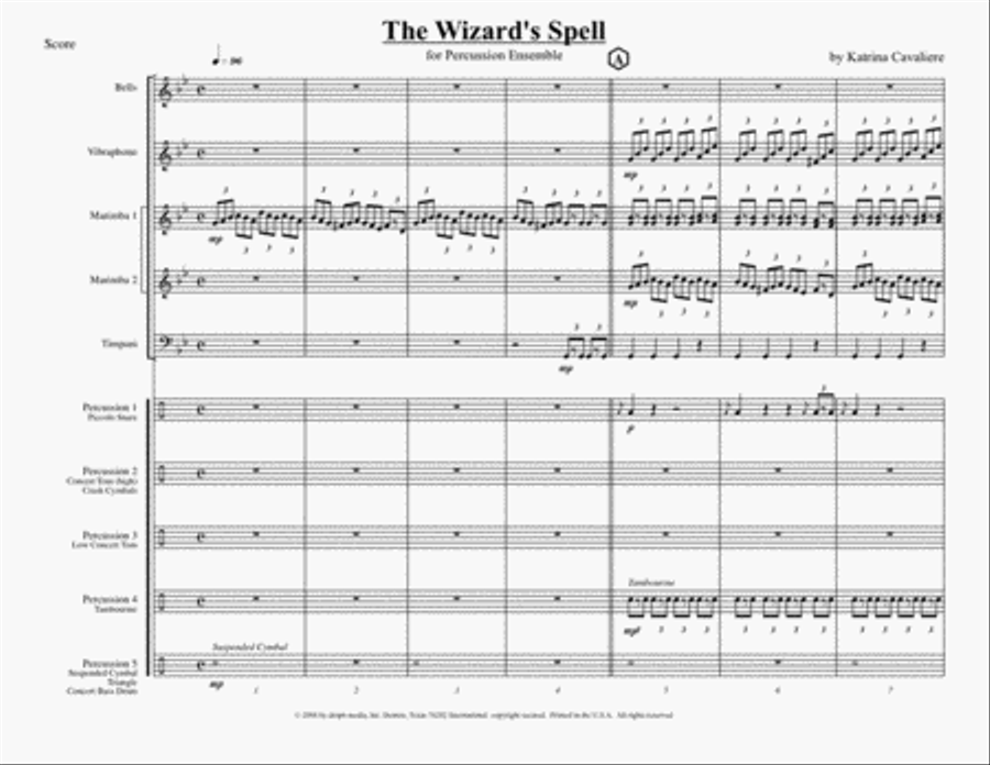 Wizard's Spell, The Wizard's Spell, The Set of Parts scores gallery preview page 2
