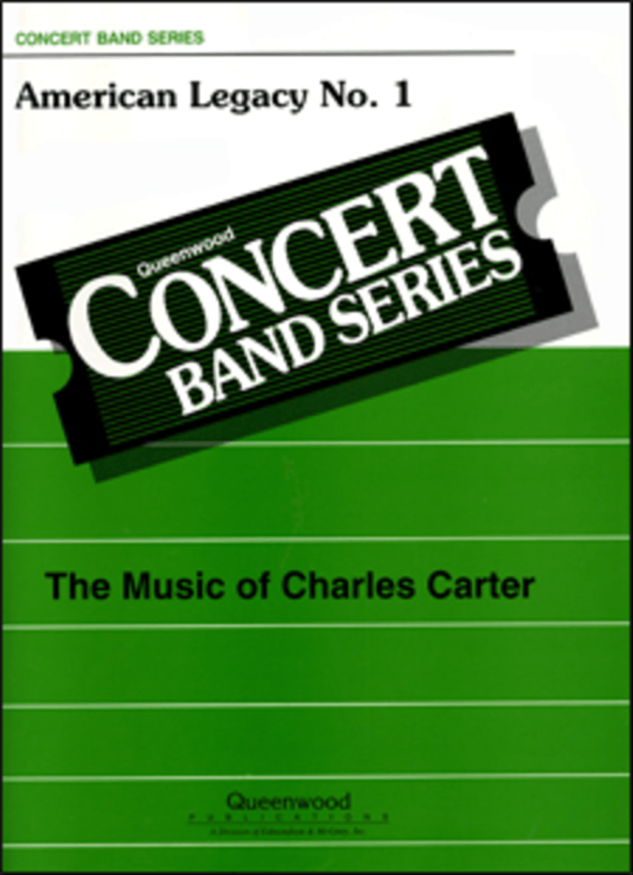 American Legacy No. 1 Concert Band scores gallery preview page 1