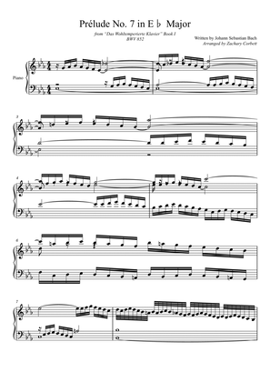 Prelude No. 7 BWV 852 in Eb Major