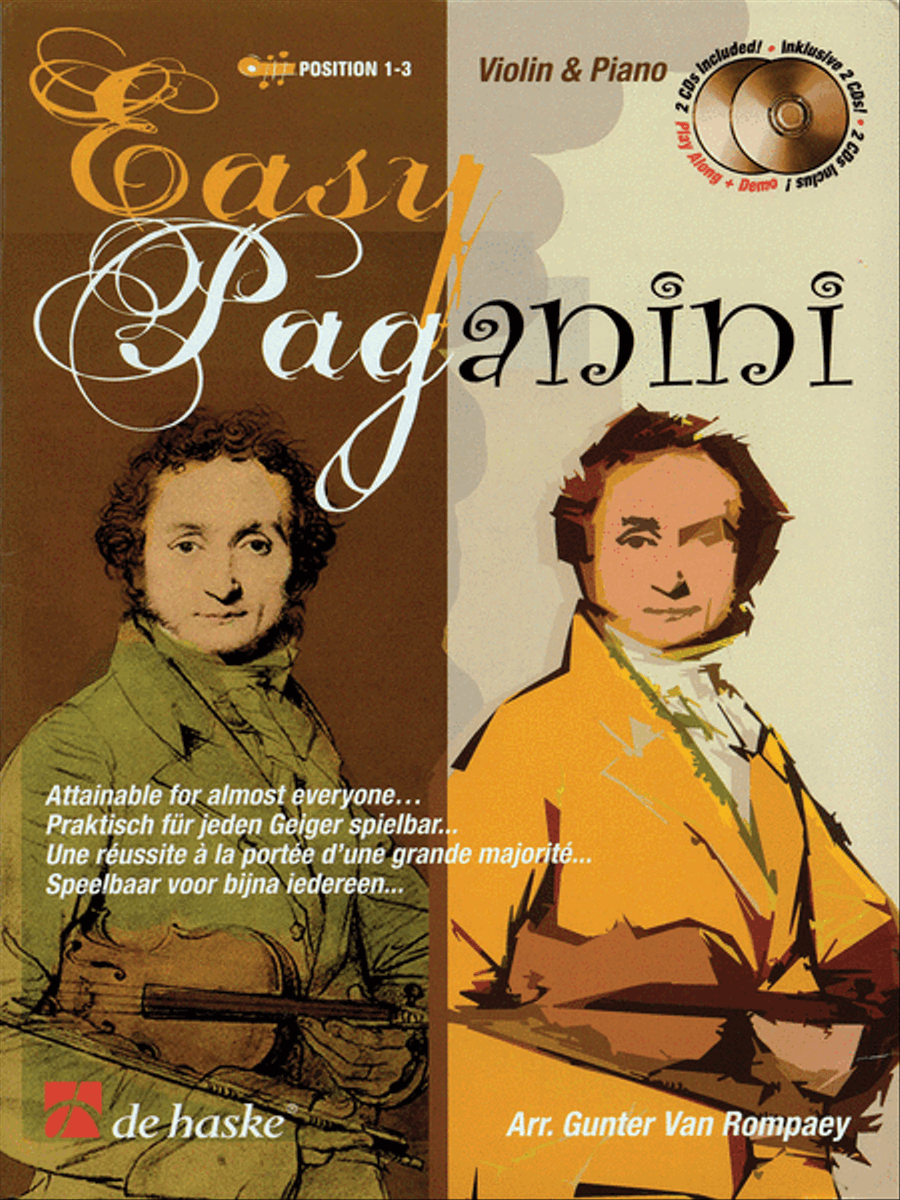 Easy Paganini Violin Solo scores gallery preview page 1