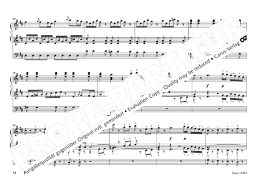 17 Church sonatas 17 Church sonatas Organ Solo scores gallery preview page 55