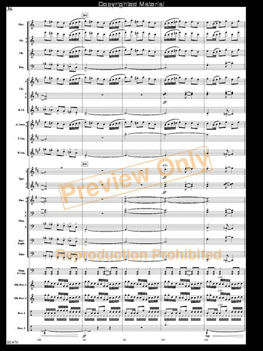 Gravity Wave Gravity Wave Concert Band scores gallery preview page 35