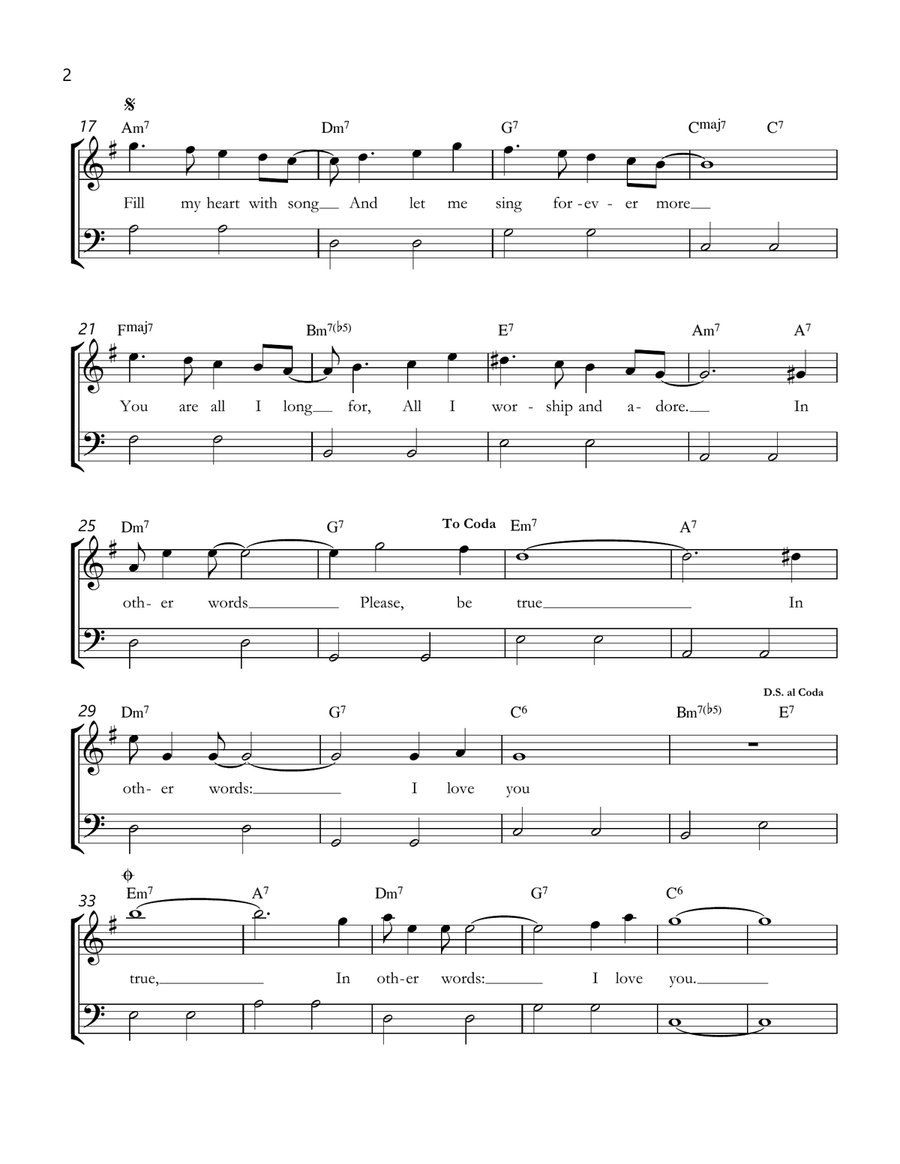 Fly Me To The Moon (In Other Words) Horn scores gallery preview page 2