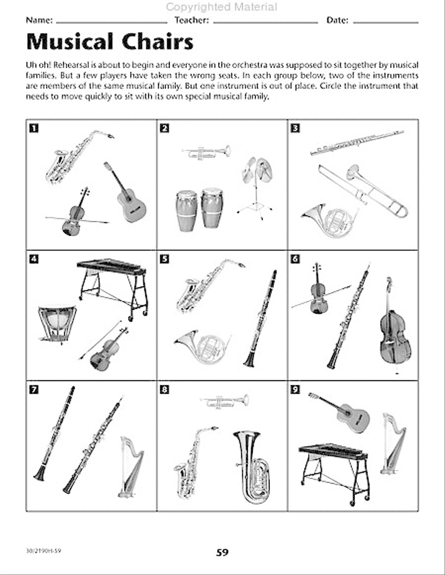 The Super Amazing Music Activities Book Games & Toys scores gallery preview page 3