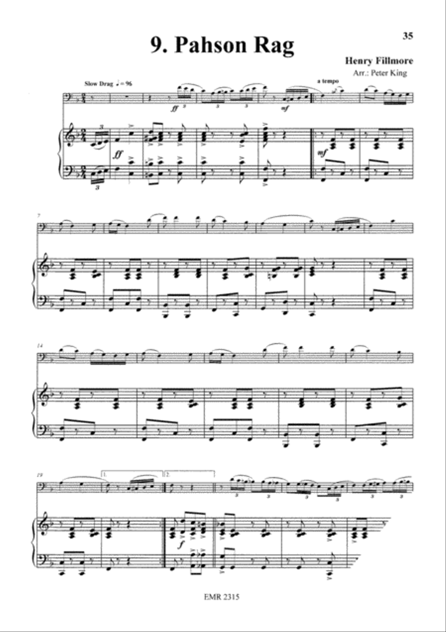 15 Rags 15 Rags Bassoon Solo scores gallery preview page 11