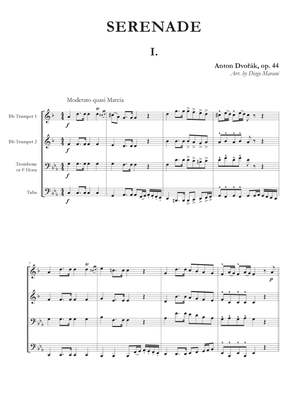 Serenade Op. 44 for Brass Quartet - 1st Movement