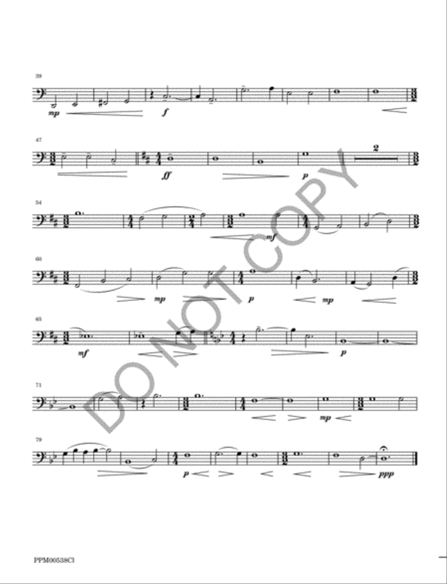 Christ, Mighty Savior - Instrumental Parts 4-Part scores gallery preview page 5