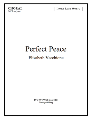 Book cover for Perfect Peace - SATB