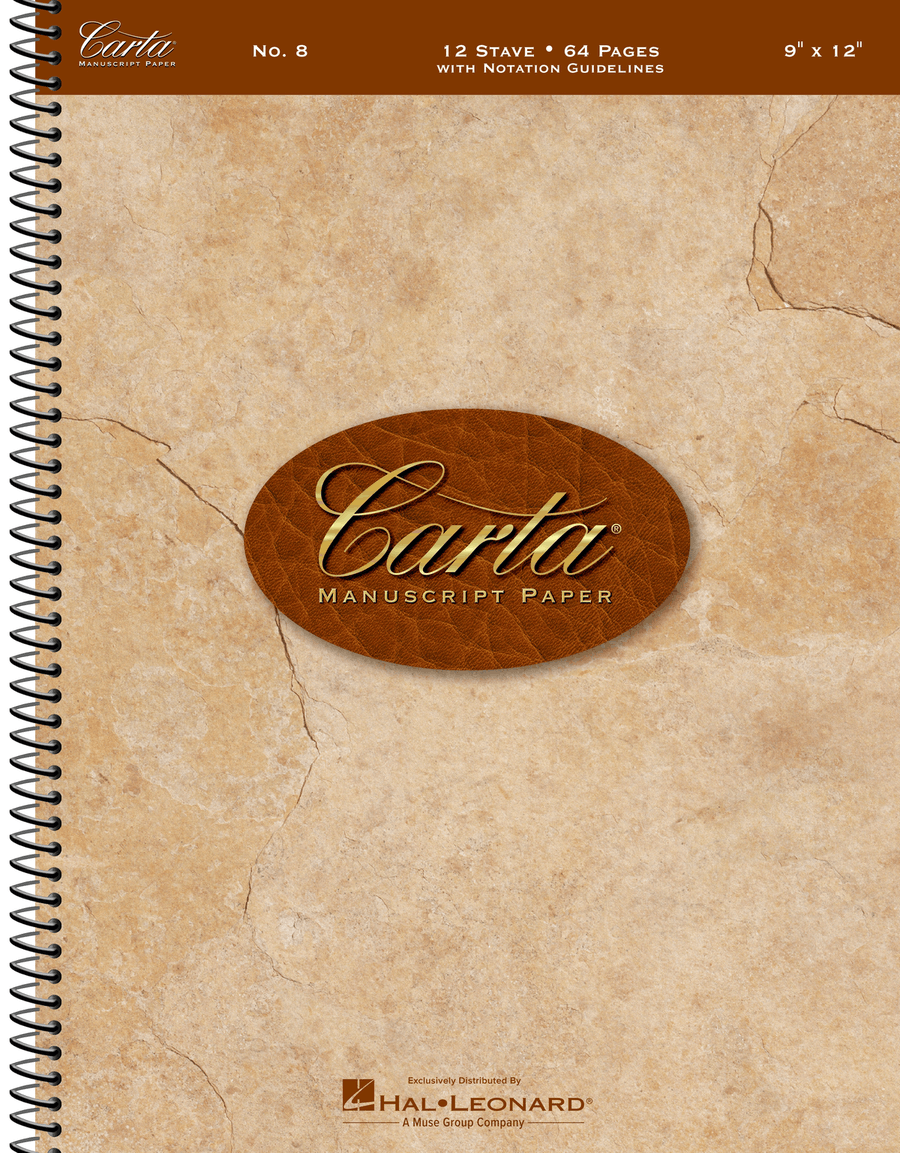 Book cover for Carta Manuscript Paper No. 8 – Basic