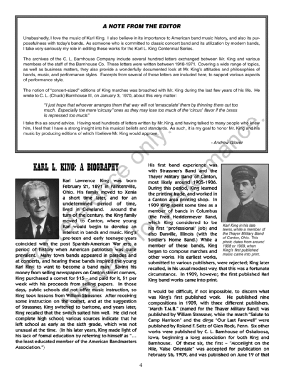 Auld Lang Syne Concert Band scores gallery preview page 5