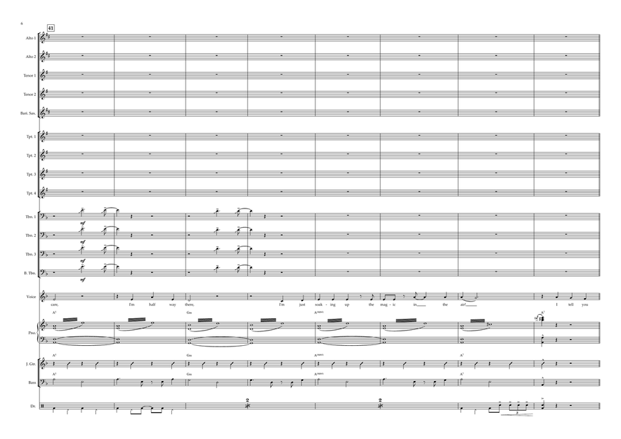 Upside Down Jazz Ensemble scores gallery preview page 6