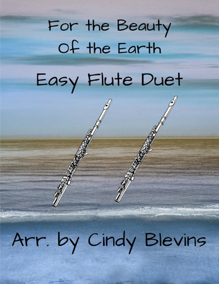 Book cover for For The Beauty Of The Earth, Easy Flute Duet