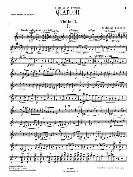 B-la-F : String Quartet