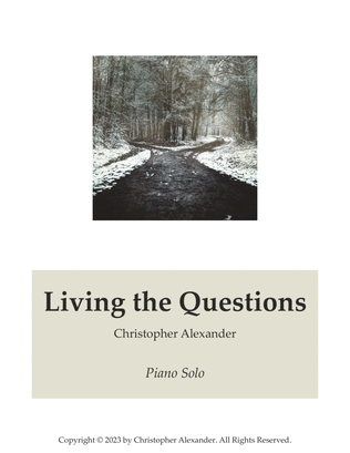 Book cover for Living the Questions