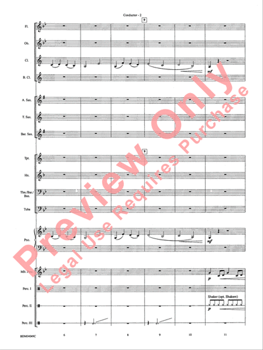 Cameroon Concert Band scores gallery preview page 5