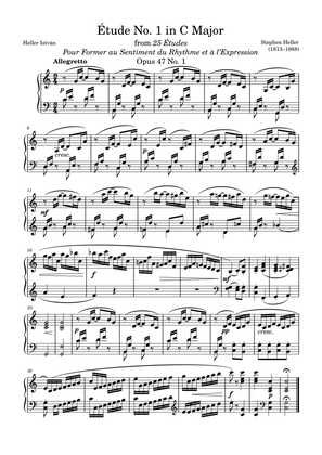 Etude Opus 47 No. 1 in C Major
