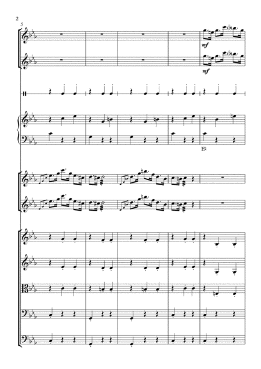 Emerald Stars Large Ensemble scores gallery preview page 2