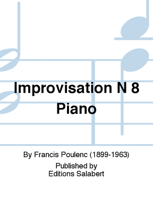 Improvisation N 8 Piano