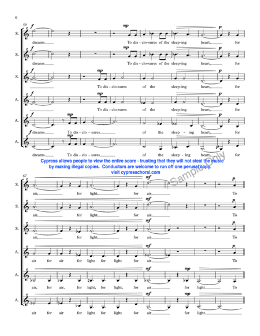 Winter Sun Winter Sun A Cappella scores gallery preview page 6