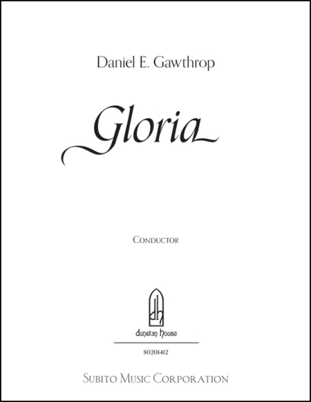 Gloria (Full Score)