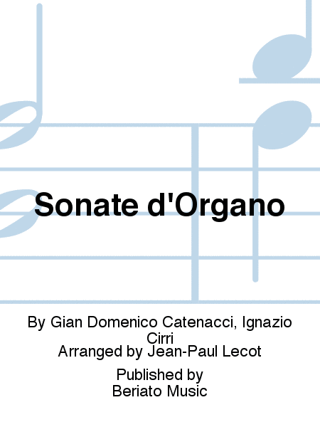 Sonate d'Organo