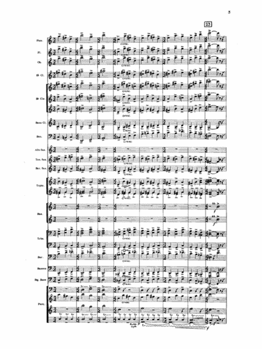 Liturgical Music for Band, Op. 33: Score