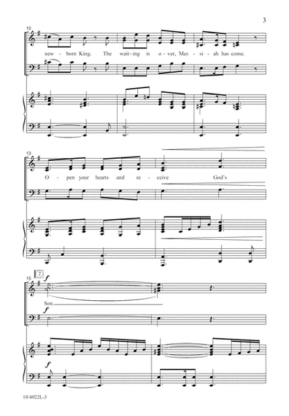 Welcome the Child of Light by Mark Hayes 3-Part - Sheet Music