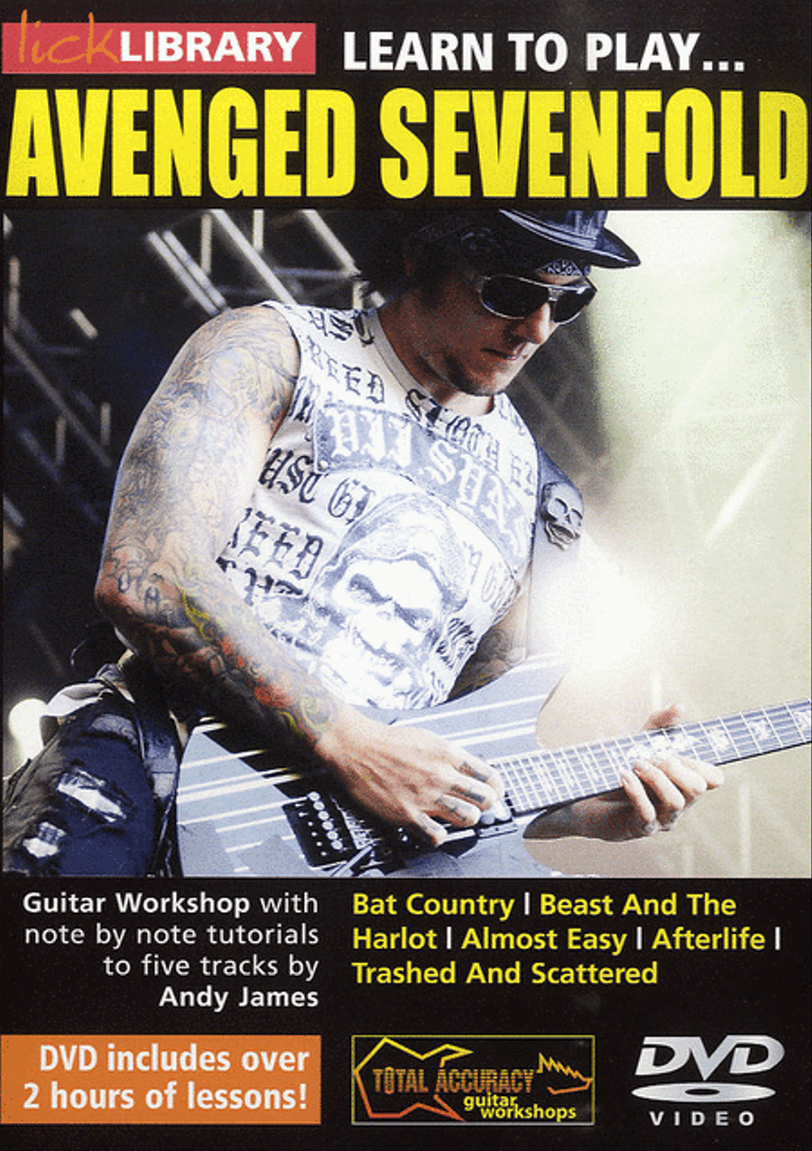 Learn To Play Avenged Sevenfold Guitar scores gallery preview page 1